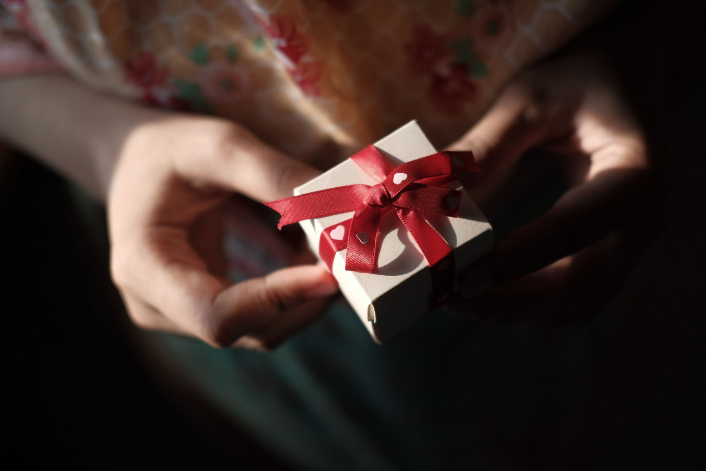 Small wrapped surprise gift box from Salt.a.Peper, worth £15