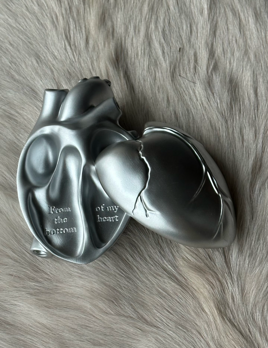 Vintage Heart Storage Box