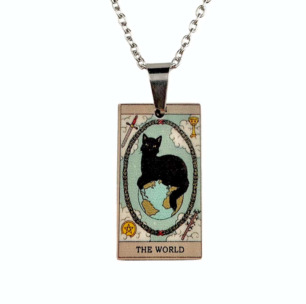 Cat Tarot Necklace