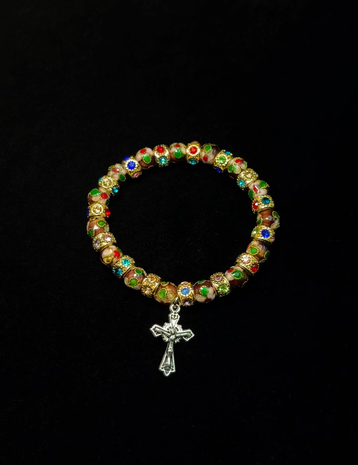 Thai Cross Bead Bracelet