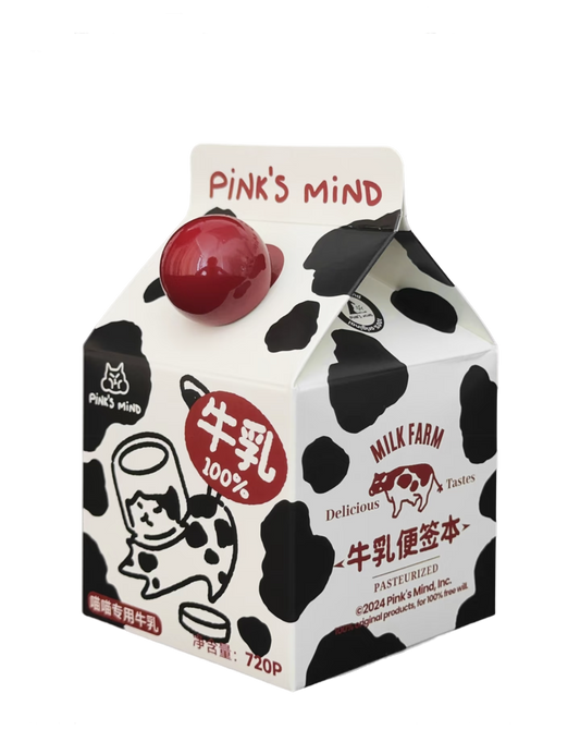 Pink's Mind Milk Carton Notepad Gift Set