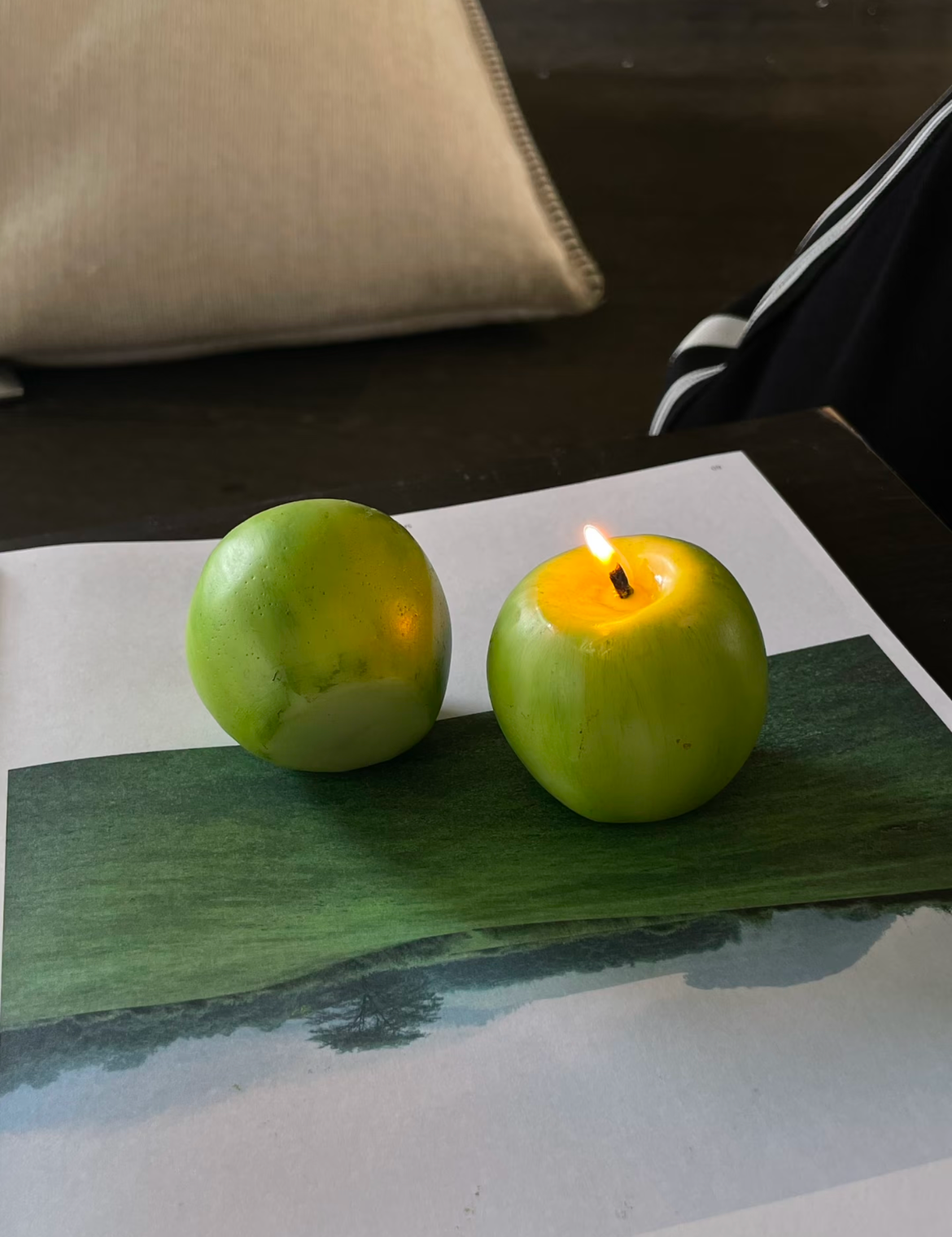 Green Apple Scented Candle