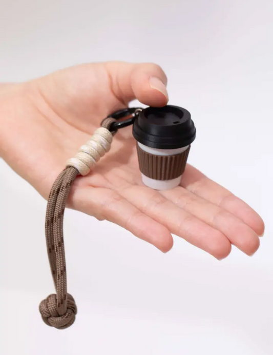 Coffee cup Stress keychain